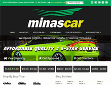 Tablet Screenshot of minascar.com